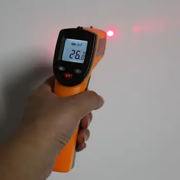 Цифров Инфрачервен Термометър gm320 безконтактен инфрачервен термометър за измерване на температурата на Промишлен Пирометр IR Точков Пистолет - 50 ~ 380