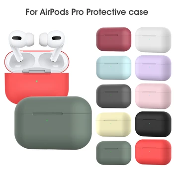 Силиконов калъф за Apple Airpods Pro Калъф стикер Bluetooth Калъф за airpod 3 За Air Шушулките Pro Аксесоари за слушалки