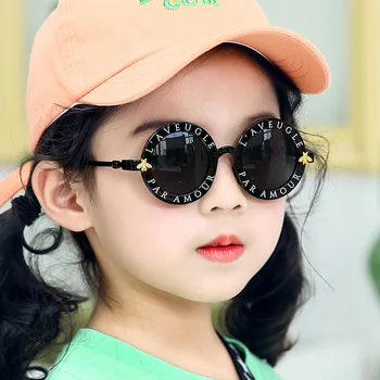 Детски Слънчеви очила с Пчела За Малки Момчета И Момичета, Прекрасни Летни Слънчеви очила в Кръгла Рамка, Детски слънчеви Очила, Корейската Версия, Модни Детски