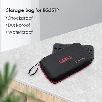 Чанта за съхранение Калъф Леки Игрални Елементи за Игралната Конзола RG350 Защитно Пылезащитная Чанта за Носене с Цип