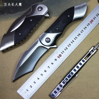 SHOOZIZ нов сгъваем нож G10 8CR13MOV дръжка, носещи тактически Джобни ножове открит самоотбрана ловен нож EDC инструменти
