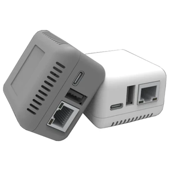 Wi-Fi Безжична Мрежа BT 4.0 за Сървъра за Печат на Мрежов Порт USB 2.0 за Бързо 10/100 с RJ-45 LAN Порт Ethernet Печат Дропшиппинг