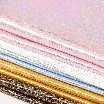 50*160 см лазерно магическа кърпа Цветна идея бронзирования плат Сценична дрехи снимка отразяване на живо на фоново украса