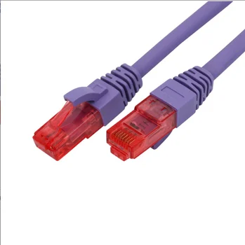 Jes2486 Gigabit мрежов кабел 8-жилен основа cat6a networ Супер шест двойно екраниран мрежов кабел мрежов скок високоскоростен кабел