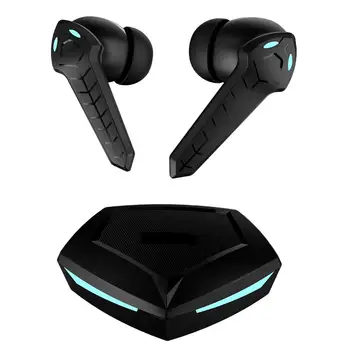P36 Tws Светещи слушалки за гейминг Слушалки, съвместими с Bluetooth, Бинауральный Цифров Дисплей Със слушалки За зареждане