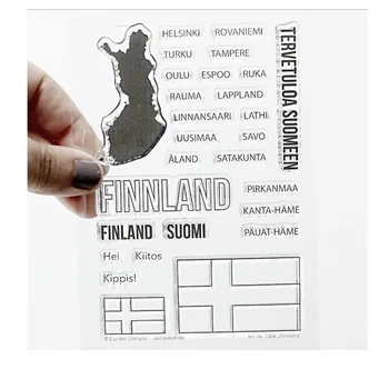 2022 Нов Прием на Немски Финландски Печат DIY Силиконови Уплътнения За Scrapbooking/Производство на Картички/Декорация на Фотоалбума прозрачни печати