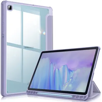 За Samsung Galaxy Tab S6 10,4 инча 2020 2022 Калъф Funda PU Калъф-поставка SM-P610 P613 Capa Калъф за Таблет Калъф с Притежател на Молив