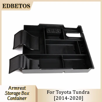 Авто Подлакътник Кутия За Съхранение На Toyota Tundra 2014 2015 2016 2017 2018 2019 2020 Кутия За Съхранение На Централната Конзола Полагане На Почистване