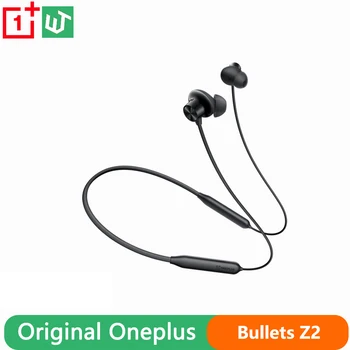 Oneplus Bullets Безжични Слушалки Z2 Bluetooth с Динамично Усилване на Басите Слушалки с Шейным ръб за Oneplus 8 9R 10Pro