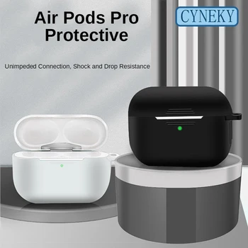 CYNEKY 2022 Силикон в Ярки Цветове Bluetooth Калъф за Слушалки Apple Airpods Pro Седалките Air Шушулките Pro Защитни Аксесоари за Носене