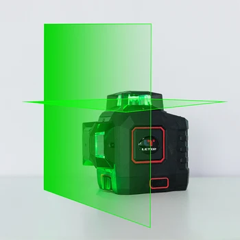 Нов Буквално 2d Самовыравнивающийся Зелен Лазер Нивото на 360 Градуса за 8 Линии