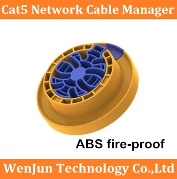 Висококачествено мрежово устройство Кабелна гребен огнеупорна ABS пластмаса Универсална окабеляване Категория 5 Полагане на мрежови кабели