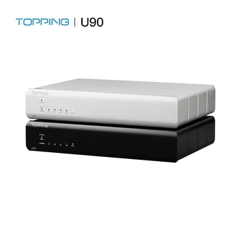 TOPPING U90 USB Мост pcm768 khz 32 бита DSD512 Собствен USB интерфейс, с висока резолюция 1x lIS 2x AES 2x коаксиален 2x оптични изходи