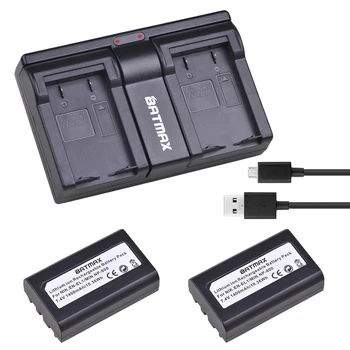 Batmax EN-EL1 ENEL1 батерия + USB Зарядно с два Слота за Nikon Coolpix 500 775 880 885 990 995 4300 4500 4800 5000 5400 5700 8700